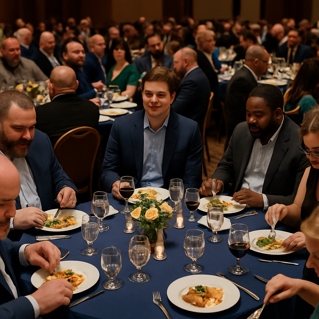 Charity gala dinner photo