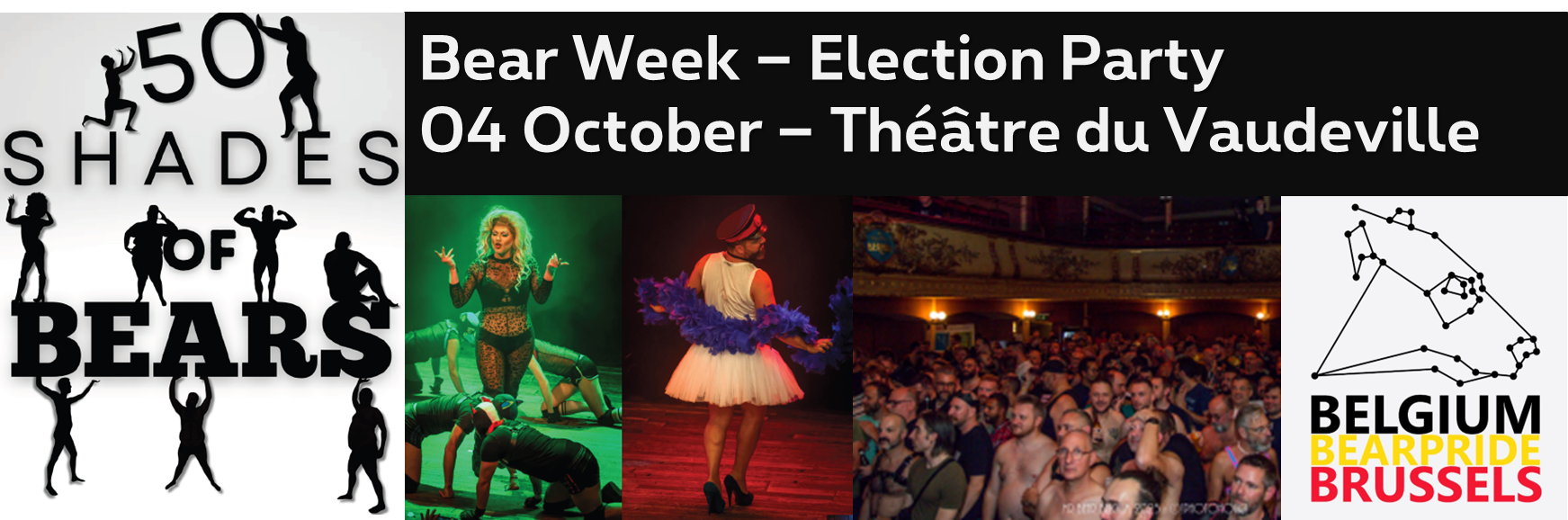 Election Party — Belgium Bearpride banner