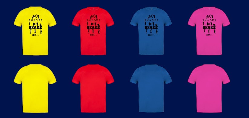 Limited edition T-shirt – 50 Shades of Bears