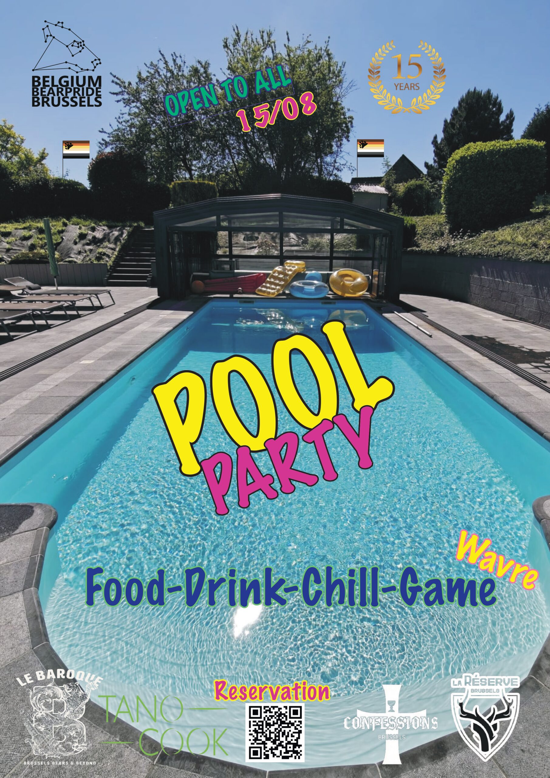 Pool Party 15 Years Poster
