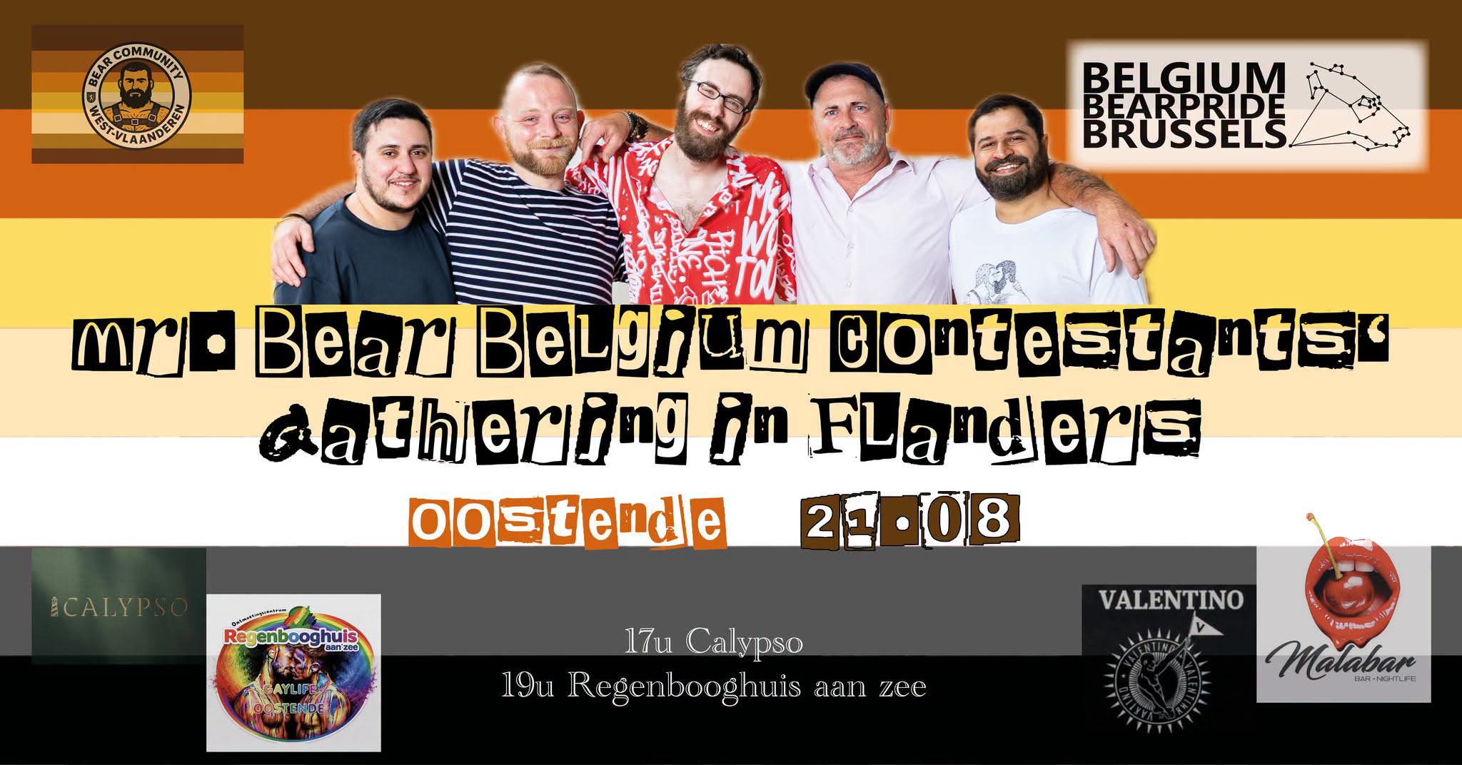 Mr Bear Belgium Contestants Gathering in Flanders