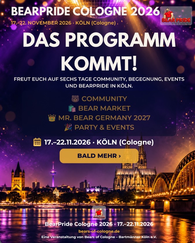 BearPride Cologne Poster